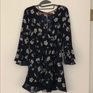 Floral patterned romper